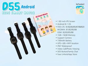 Thiết Kế Mới <span class=keywords><strong>Kid</strong></span> Thông Minh Đồng Hồ 2025 4G Android GPS Tracker Không Thấm Nước Thiết Bị Theo Dõi SOS D55 Thông Minh Đồng Hồ Với Trò Chơi - Product Image 2