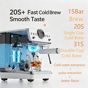 เครื่องชงกาแฟกึ่งอัตโนมัติรุ่นใหม่ WARM สำหรับมืออาชีพ เครื่องทำกาแฟเอสเพรสโซเชิงพาณิชย์ - Product Image 4