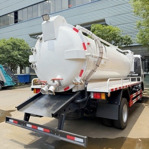 Camion-citerne à eaux usées Isuzu 4x2 de petite taille, 5 m³ avec pompe à vide pour fosses septiques et déjections, prix usine, à vendre - Product Image 5