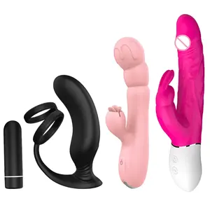 Amazon Hete Verkoop Consoladores Para Mujer Likken Anale Vibrator Dildo G Spot Met Stimulator Volwassen Seksspeeltje Vibrator Voor Vrouwen