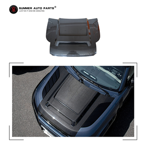Accesorios para coche, kit de carrocería, capó de fibra de carbono seco, cubierta delantera del capó del motor, apto para <span class=keywords><strong>Land</strong></span> <span class=keywords><strong>Rover</strong></span> New <span class=keywords><strong>Defender</strong></span> 90 110 - Product Image 1