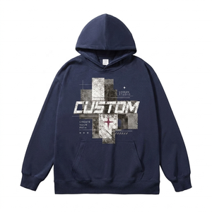 เสื้อฮู้ดดี้ผ้าฝ้ายเฟรนช์เทอร์รี่หนา 300gsm 100% ผ้าฝ้าย พิมพ์โลโก้ตามสั่ง ขายส่งเสื้อผ้าเปล่าสำหรับพิมพ์ - Product Image 1