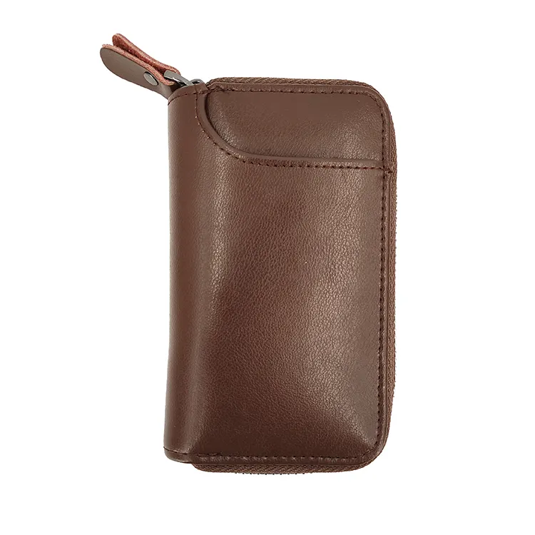 Wholesale Mens Genuine Leather Top Quality Key Ring Holder Keychain Wallet For Women New Design Key Bag