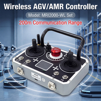 Télécommande sans fil pour robot AGV, protection IP54, communication RS485/CAN, portée >200m, autonomie >15h, matériau