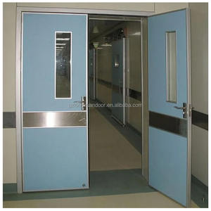 Portes médicales doubles en acier pour salle d'opération d'hôpital - Product Image 6
