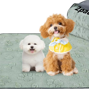 Alfombra Refrigerante Lavable a Máquina para Perros, Manta Suave y Absorbente Reutilizable para Cama de <span class=keywords><strong>Perro</strong></span>, Colchoneta para Dormir para Cachorros - Product Image 3