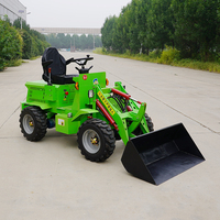 Caricatore Frontale Elettrico Changhong Reach 800kg, Mini Pala Gommata per Uso Agricolo, 1 Anno di Garanzia, Cilindro Idraulico Liyuan, Cuscinetto, Ingranaggio