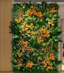 EG-V014 thiết kế mới nhân tạo thực vật tường trang trí nội thất trong nhà/ngoài trời chống UV Màu Xanh Lá Cây Rừng Bảng điều chỉnh cỏ giả - Product Image 6