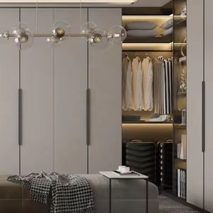 Freestanding Modern Walk-in Closet System Particle Wood <strong>Wardrobe</strong> for Home Furniture Hospital Use - Product Image 4