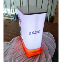 Conception personnalisée Stand commercial portable et pliable pour la promotion de la publicité pop-up Station de charge Table de comptoir