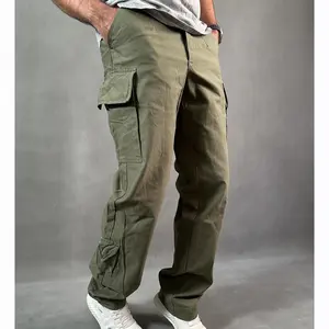 Custom Premium Pockets Jogging Blank Track Sweatpants Mens Cargo Jogger Pants Trousers For Men
