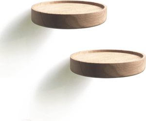 Phòng ngủ trang trí tường kệ, phòng khách nhà bếp lưu trữ Kệ, treo tường nông thôn bằng gỗ nổi Kệ phòng tắm kệ nhỏ - Product Image 1