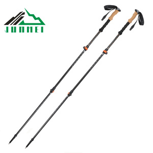Bâton de <span class=keywords><strong>ski</strong></span> 2 sections liège grip bâton de <span class=keywords><strong>ski</strong></span> temps froid durable TPR panier bâton de glace - Product Image 4