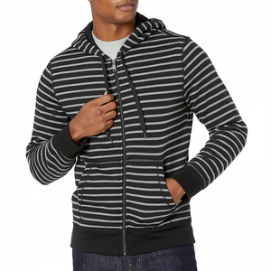 Sudaderas con capucha de algodón con cremallera con logotipo OEM, ropa informal urbana de lana pesada, transpirable para exteriores, Unisex, estilo de pareja, fábrica de sudaderas con capucha - Product Image 1