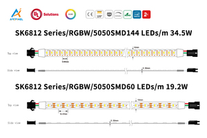 <span class=keywords><strong>Ruban</strong></span> <span class=keywords><strong>LED</strong></span> UL haute luminosité DC5V 4IN1 <span class=keywords><strong>RGBW</strong></span> avec IC interne SK6812, pixels adressables individuellement et programmables, 30/60/144 <span class=keywords><strong>LED</strong></span>/M - Product Image 5