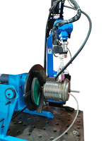 Machine de soudage robotisée à arc TIG à l'argon en acier inoxydable et en acier au carbone automatique OEM