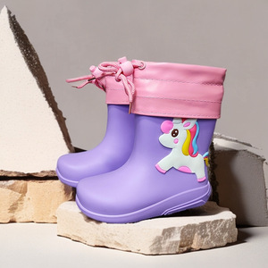 Stivali da <span class=keywords><strong>pioggia</strong></span> per bambini in gomma per bambini - Product Image 5