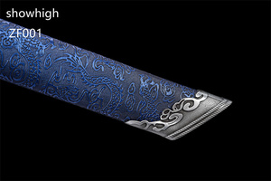 Fleur de prunier <span class=keywords><strong>Bleu</strong></span> Katana Épée Jouet <span class=keywords><strong>Bambou</strong></span> ZF001 - Product Image 6