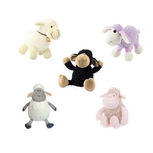 Jouets en peluche pour bébé en forme de <span class=keywords><strong>mouton</strong></span> personnalisés en gros, peluche amusante et moelleuse, animal en peluche pour bébé, jouet de réconfort - Product Image 2