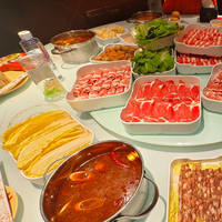 Mini Hot Pot Dansen pour usage individuel, 196 mm, petit récipient à fondue avec gril BBQ, table de fondue à vendre