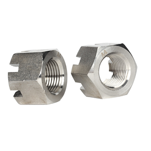 316 스테인리스 스틸 DIN 935-1 캐슬 드라이브 샤프트 너트 육각 슬롯 너트 캐슬 너트 - Product Image 2