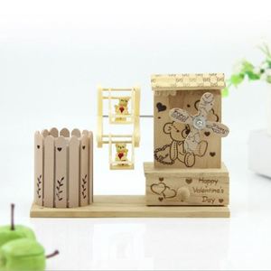 Wholesale Wooden Pen Holder Windmill <b>Music</b> <b>Box</b> for Mechanism - Product Image 5