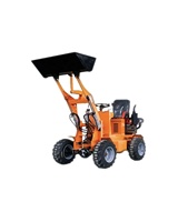 Essential Engine Gearbox Chinese Mini 3.2 Mètres Mini Dumper Garden Loader 800KG Charge Utile Chargeuse sur Roues pour Fermes et Usage Domestique
