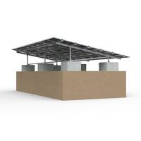 Support de montage au sol résidentiel personnalisé à installation facile sans soudure pour panneaux solaires – Système de montage solaire