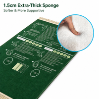 Tapis de prière moderne en mousse à mémoire de forme, pliable et antidérapant, idéal pour les programmes éducatifs, l'usage domestique et les cadeaux personnalisés – Direct Usine