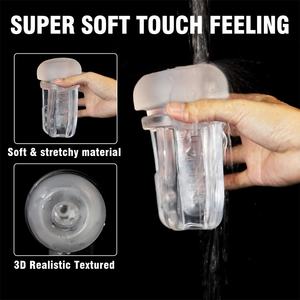 防水LEDディスプレイペニスポンプポケットプッシーメンズストロカーバイブレーター吸う自動男性マスターベーターデバイス - Product Image 5