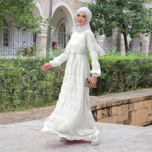Moda musulmana mujer turca <span class=keywords><strong>ropa</strong></span> islámica verano musulmán vestidos <span class=keywords><strong>ropa</strong></span> para mujeres musulmanas indonesias 2023 - Product Image 4