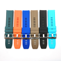 Bracelet de montre intelligente en silicone souple Maxtank 20 mm et 22 mm pour GT2