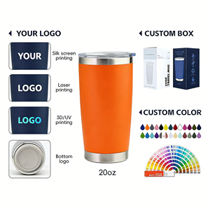 Tasses à café personnalisées avec revêtement en poudre, gobelet <span class=keywords><strong>isotherme</strong></span> de 20 oz, tasse de voyage en acier inoxydable à double paroi, vente en gros avec couvercles - Product Image 4