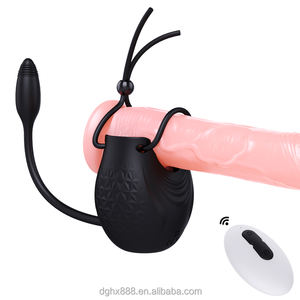 <span class=keywords><strong>2026</strong></span> Heren Casual Massage Toy 3-in-1 Draadloze Afstandsbediening Blauwe Siliconen <span class=keywords><strong>Ring</strong></span> Prostaat Massager Anale Toy Vertraagde Ejaculatie - Product Image 1