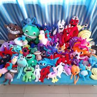 Peluche de monstre super douce de haute qualité, écologique, pour adolescents, adultes, cadeau de Noël, anti-stress, design personnalisé B-an