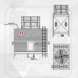 Giá tốt Máy phát điện nhà máy điện hạt nhân nhà sản xuất nhà máy vòng khép kín tháp làm mát cho điều hòa không khí - Product Image 3