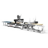2130 2040 CNC d'imbrication verticale routeur 3D ATC CNC MACHINE pour la fabrication de meubles chargement automatique Table de déchargement travail du bois