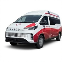 I-VECO Juxing Ambulance médicale de sauvetage électrique pure pour transfert de patients en soins intensifs, avec interface médicale RHD pour hôpitaux et véhicules de secours
