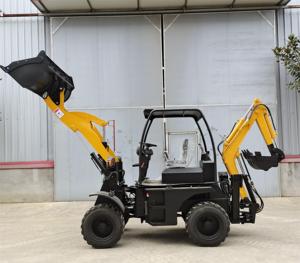 Trung Quốc huaya đa chức năng tự động backhoe <span class=keywords><strong>loader</strong></span> Digger mini nhỏ backhoe <span class=keywords><strong>loader</strong></span> Máy xúc với EPA/euro5 - Product Image 1