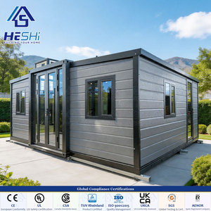 Casa Contenedor Expandible de 40 Pies (78 m²) para 2 Unidades por Contenedor de 40HQ, Lista para Energía Solar Fuera de la Red, Aislada, Impermeable, Móvil, con 3, 4 o 5 Dormitorios - Product Image 1