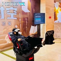 Simulador de Juegos de Movimiento VR 360 HEROVR, Alta Rentabilidad, Ideal para Inversiones, con Construcción Metálica para Parques de Aventuras Interiores/Exteriores