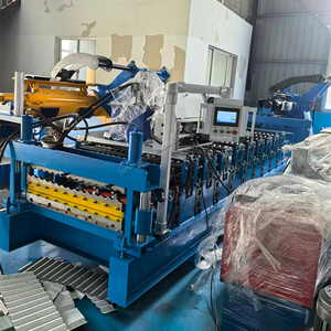 China Double Layer Roofing Tile Press &amp; Roll Forming <strong>Machine</strong> Used Steel <strong>Metal</strong> Ibr <strong>Roof</strong> <strong>Sheets</strong> <strong>Making</strong> <strong>Machine</strong> - Product Image 3