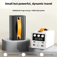 Batterie externe de voyage haute capacité 60000mAh 70000mAh 80000mAh 100W avec chargeur rapide et lampe torche pour téléphone portable