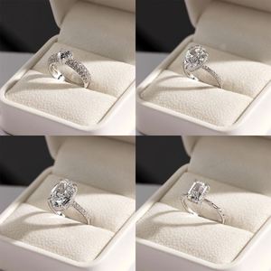 Shimmering 5A 8A Crushed <b>Iced</b> Out Cut Zirconia Women Diamond S925 Silver Promise Engagement Wedding Fashion Fine Jewelry <b>Rings</b> - Product Image 5