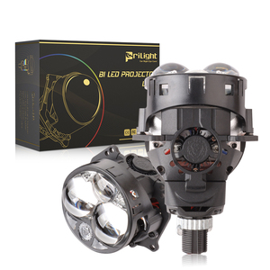 Proiettore bifocale LED lente Laser 3 '170W Focos Faro universale auto LED Bi LED lente proiettore Laser dritto - Product Image 1