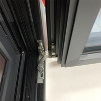 Fenêtres inclinables et tournantes en aluminium à coupure thermique pour fenêtre à haut rendement énergétique