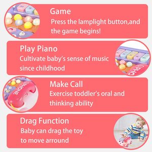 Jouets musicaux éducatifs pour bébés, téléphones de simulation pour enfants de 0 à 6 mois, téléphone portable éducatif pour bébés - Product Image 6