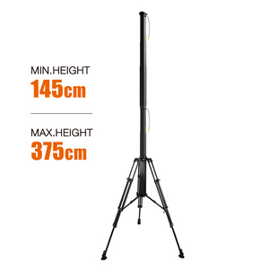 Système de <span class=keywords><strong>trépied</strong></span> <span class=keywords><strong>motorisé</strong></span> E-IMAGE GAM360 3,75 m avec moteur électrique et télécommande, charge maximale 15 kg <span class=keywords><strong>pour</strong></span> caméra PTZ - Product Image 1