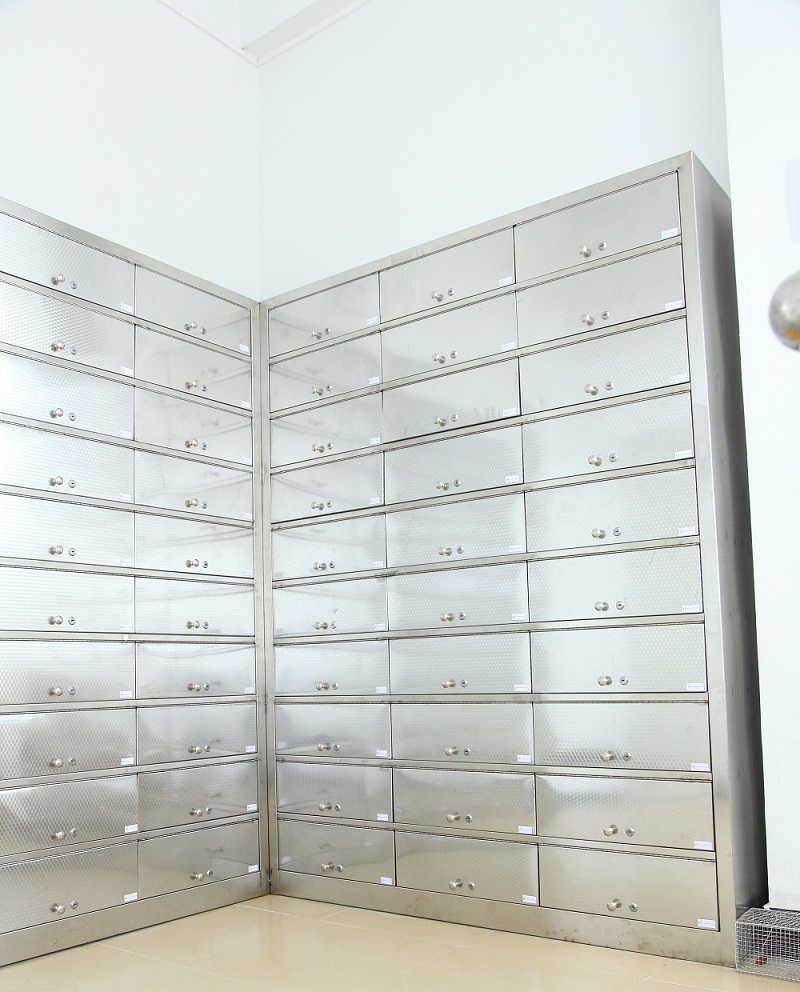 Polished Stainless Steel Medical Cabinet Operating Room Cabinets Galvanized Steel 1.0mm