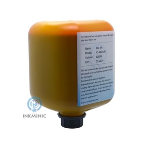 Encre rouge compatible IC-4RD106 825ml avec puce RFID, séchage rapide, solvant pour imprimante CIJ Domino Ax130i Ax350i Ax550i série AX - Product Image 2